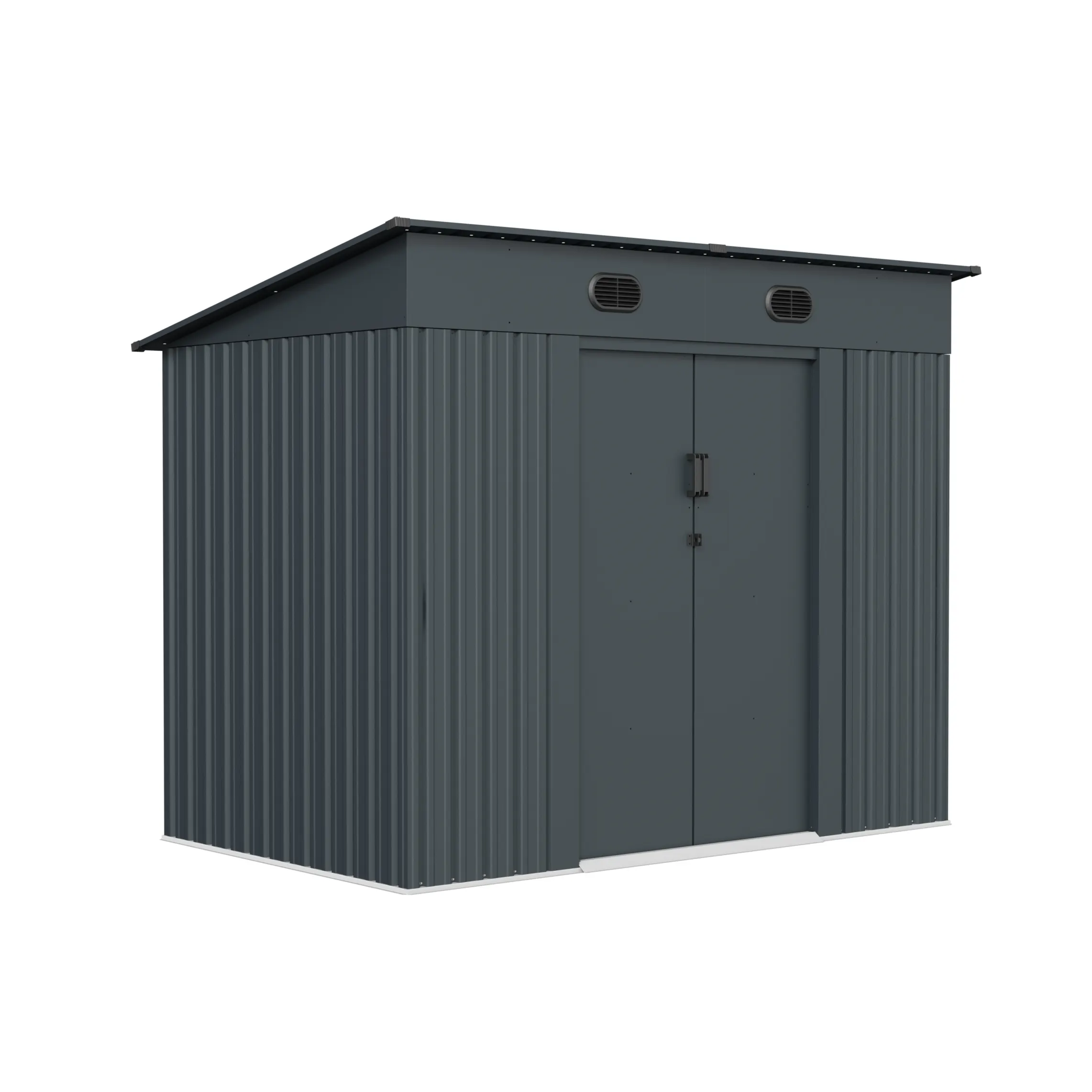 8 x 5 ft Pent Roof Metal Storage Shed | KS 1 8x5-ft-pent-roof-metal-storage-shed-ks-product-1