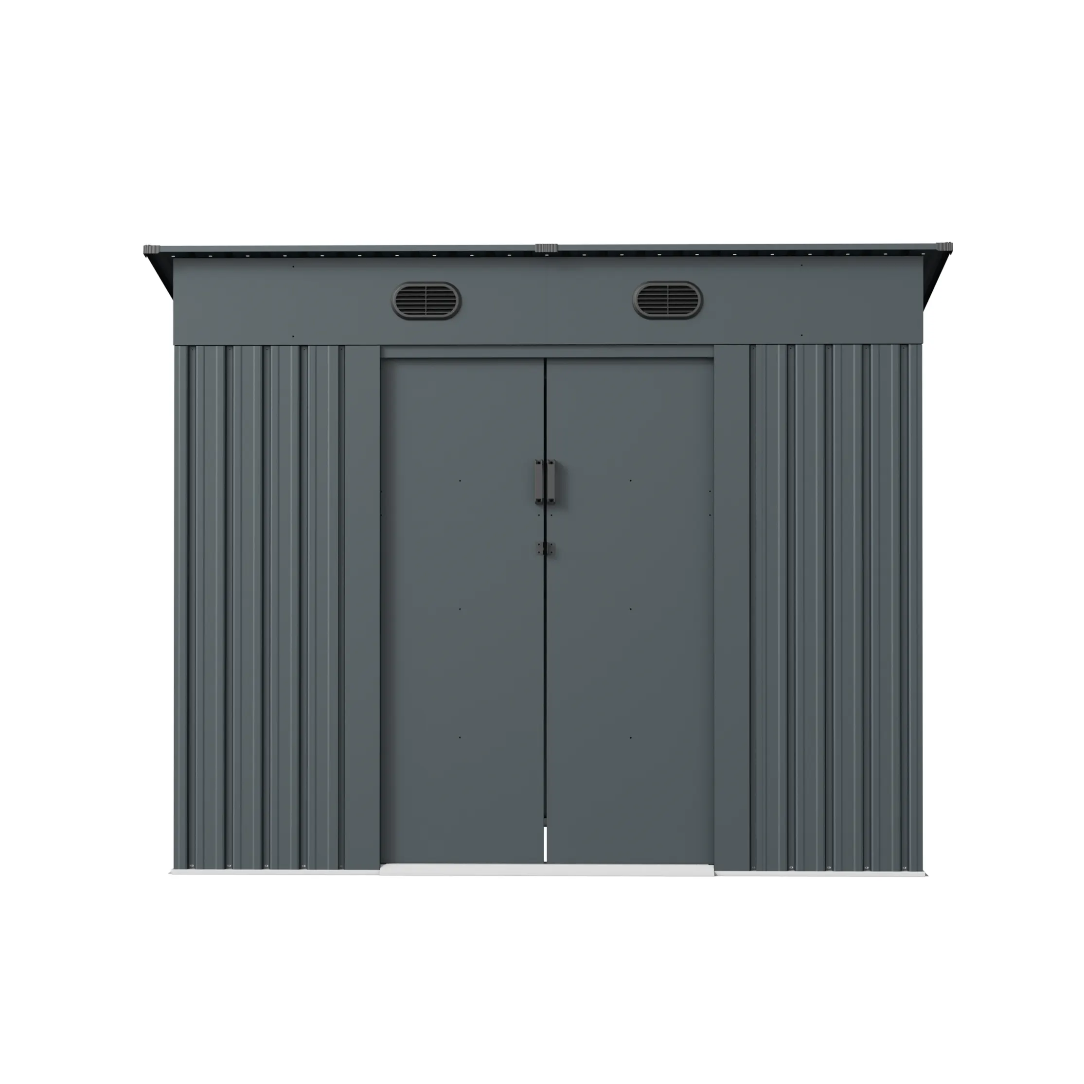 8 x 5 ft Pent Roof Metal Storage Shed | KS 2 8x5-ft-pent-roof-metal-storage-shed-ks-product-2