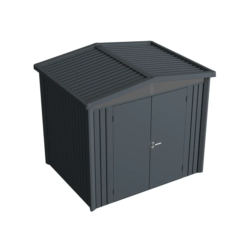 8 x 6 ft Gable Roof Metal Storage Shed | Vertex 3 8x6-ft-gable-roof-metal-storage-shed-vertex-product-1