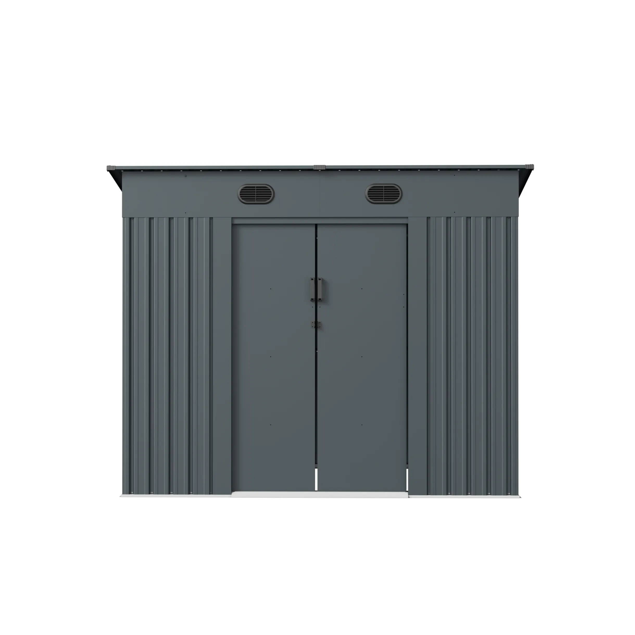 8 x 6 ft Pent Roof Metal Storage Shed | KS 7 8x6-ft-pent-roof-metal-storage-shed-ks-product-7