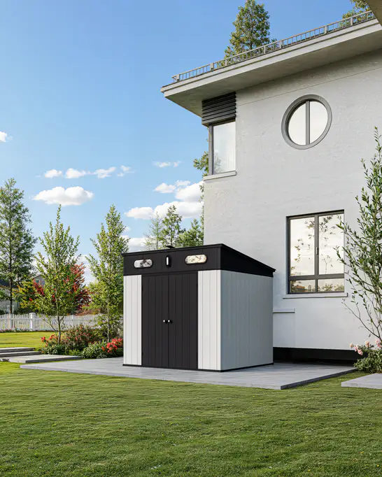 8x7-ft-pent-roof-resin-storage-shed-kc-scene-3