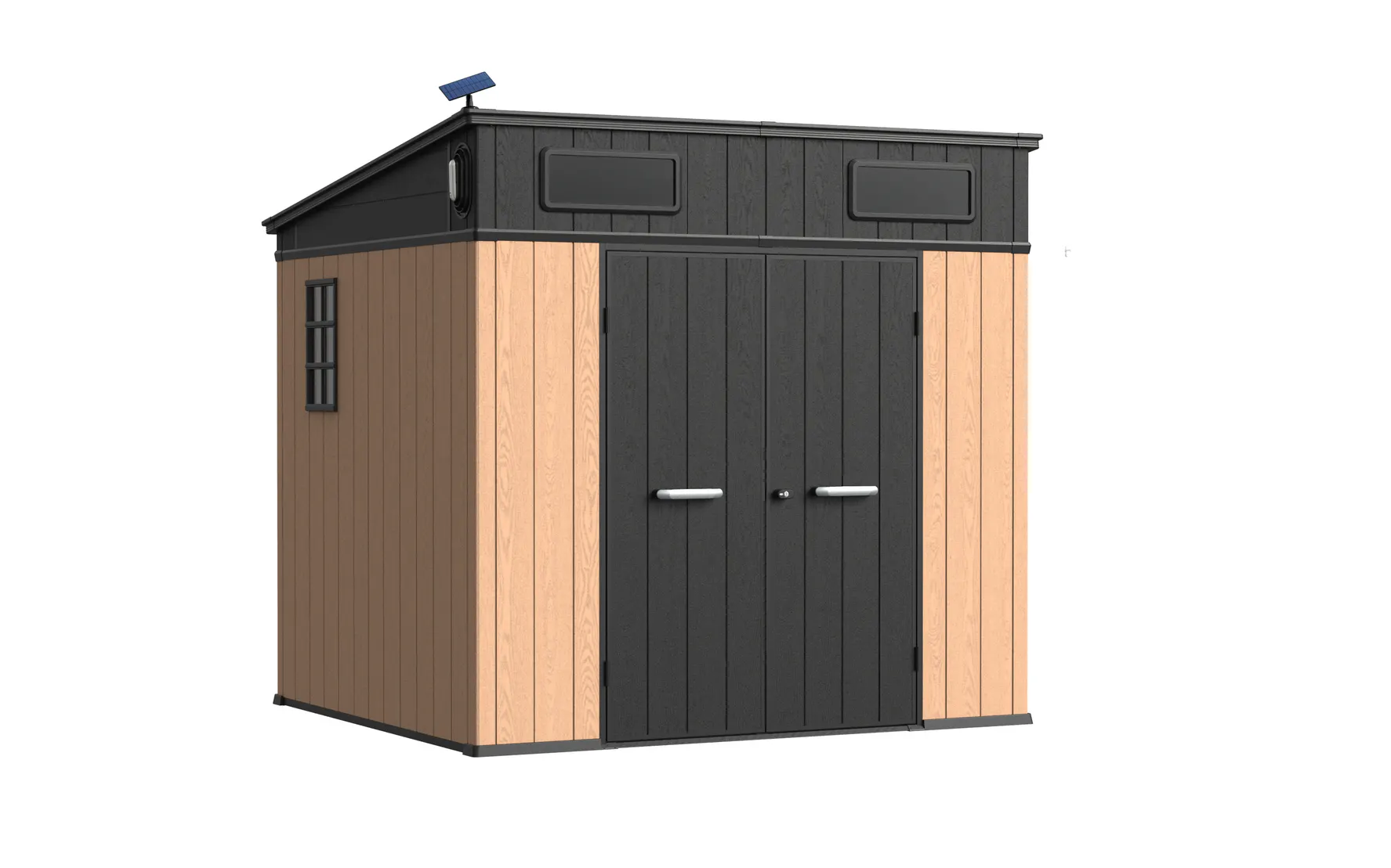 8 x 7 ft Pent Roof Resin Storage Shed | KC2 Pro 11 8x7-ft-pent-roof-resin-storage-shed-kc2-pro-product-11
