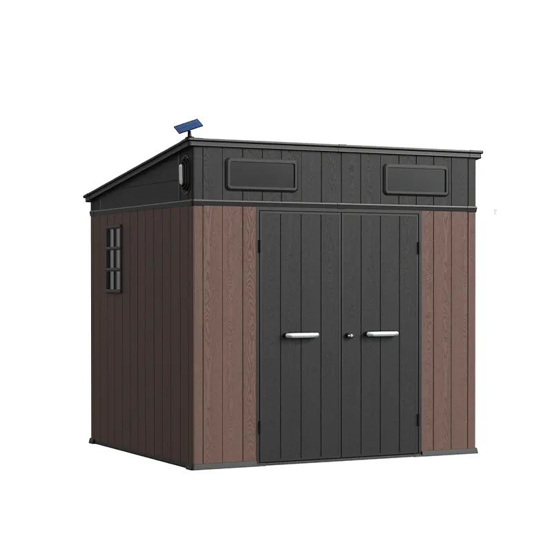 8 x 7 ft Pent Roof Resin Storage Shed | KC2 Pro 14 8x7-ft-pent-roof-resin-storage-shed-kc2-pro-product-14