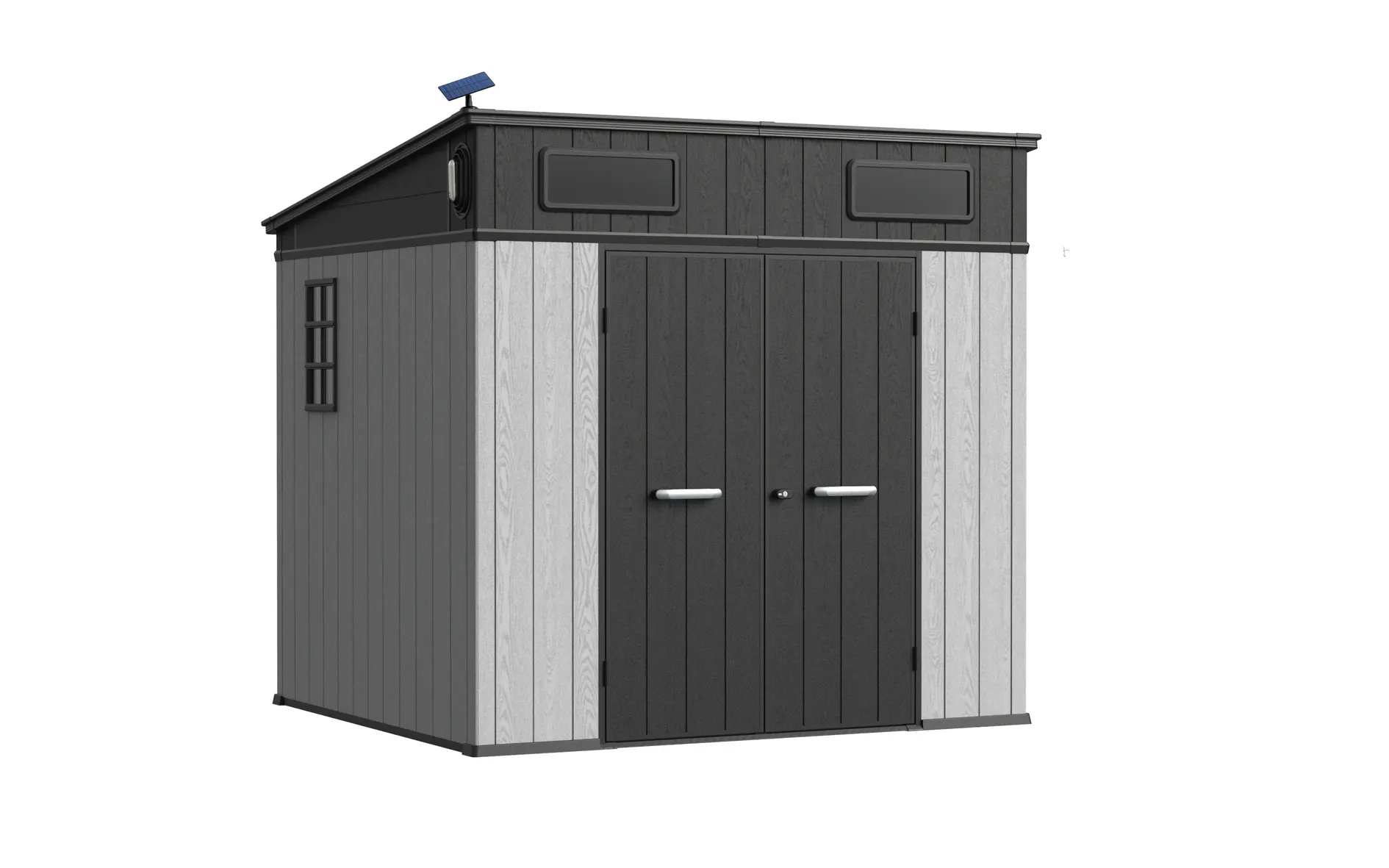 8 x 7 ft Pent Roof Resin Storage Shed | KC2 Pro 17 8x7-ft-pent-roof-resin-storage-shed-kc2-pro-product-17