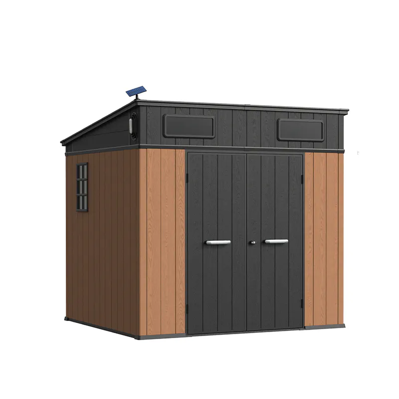 8 x 7 ft Pent Roof Resin Storage Shed | KC2 Pro 8 8x7-ft-pent-roof-resin-storage-shed-kc2-pro-product-8
