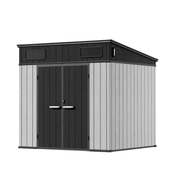 8 x 7 ft Pent Roof Resin Storage Shed | KC2 11 8x7-ft-pent-roof-resin-storage-shed-kc2-product-11