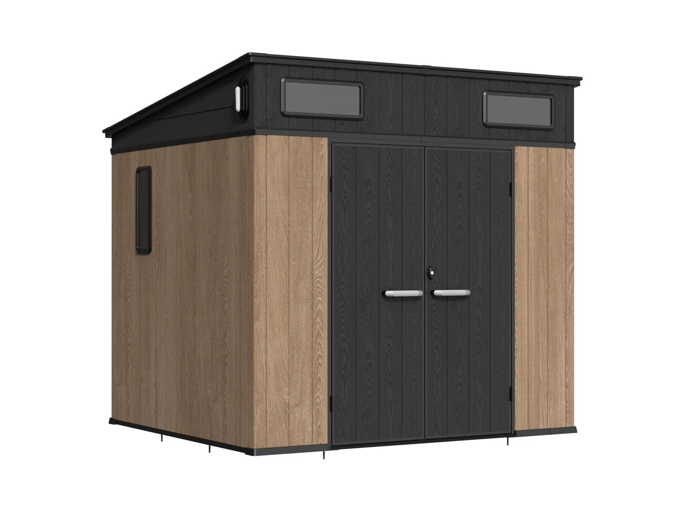 8 x 7 ft Pent Roof Resin Storage Shed | KC2 2 8x7-ft-pent-roof-resin-storage-shed-kc2-product-2