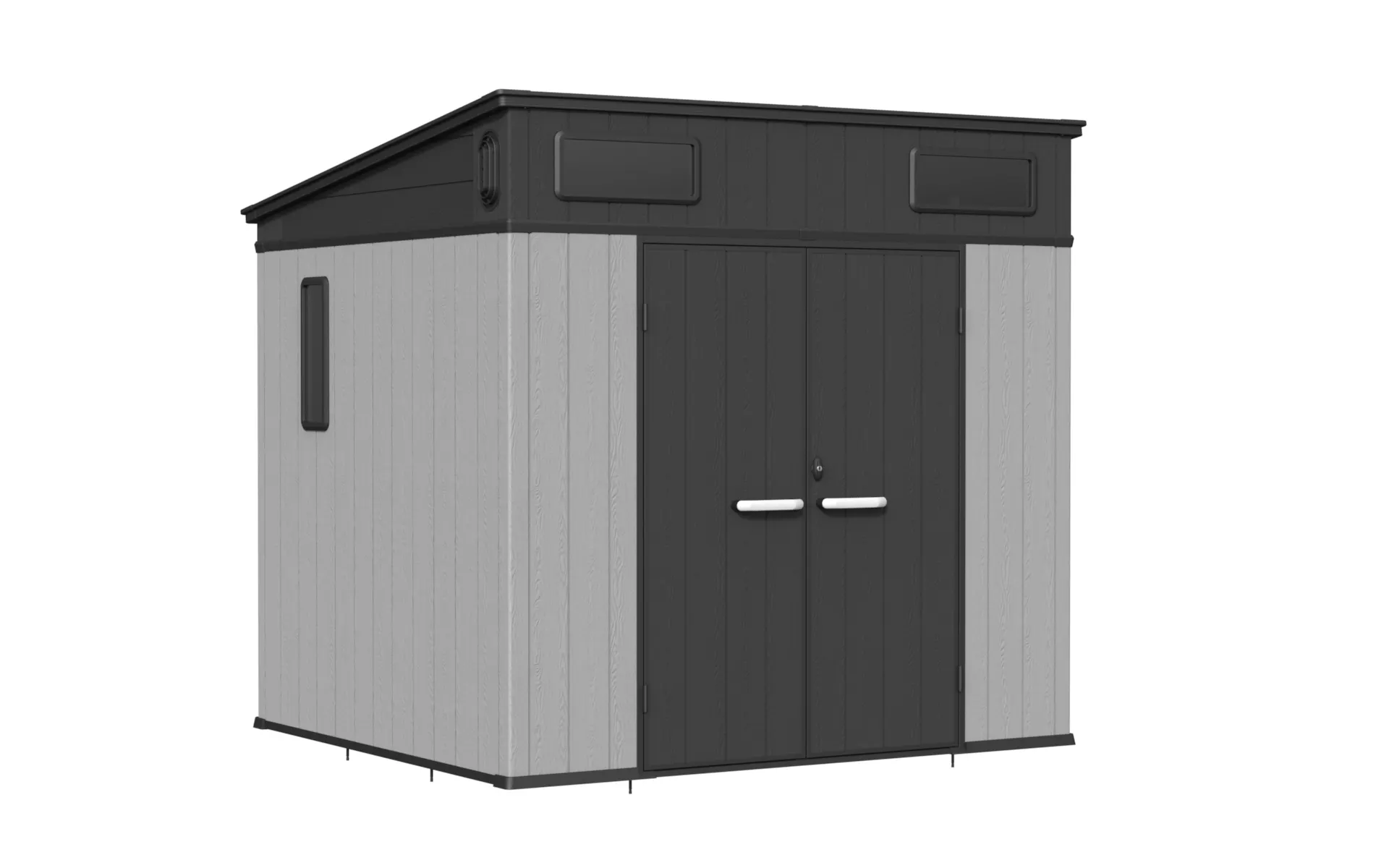 8 x 7 ft Pent Roof Resin Storage Shed | KC2 5 8x7-ft-pent-roof-resin-storage-shed-kc2-product-5