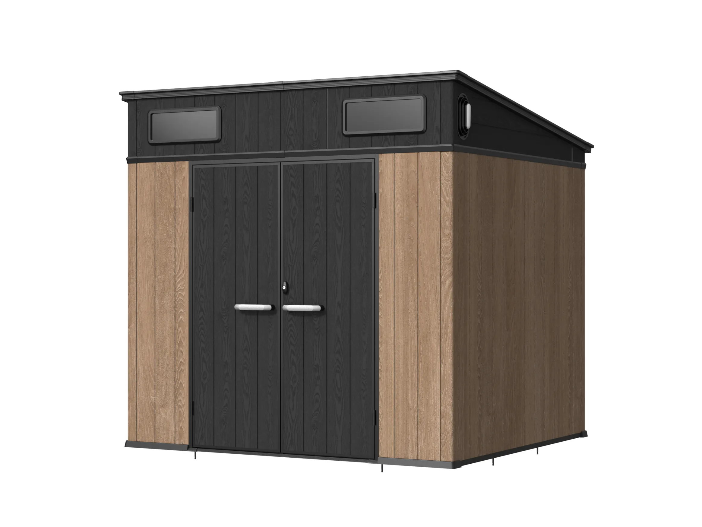 8 x 7 ft Pent Roof Resin Storage Shed | KC2 9 8x7-ft-pent-roof-resin-storage-shed-kc2-product-9