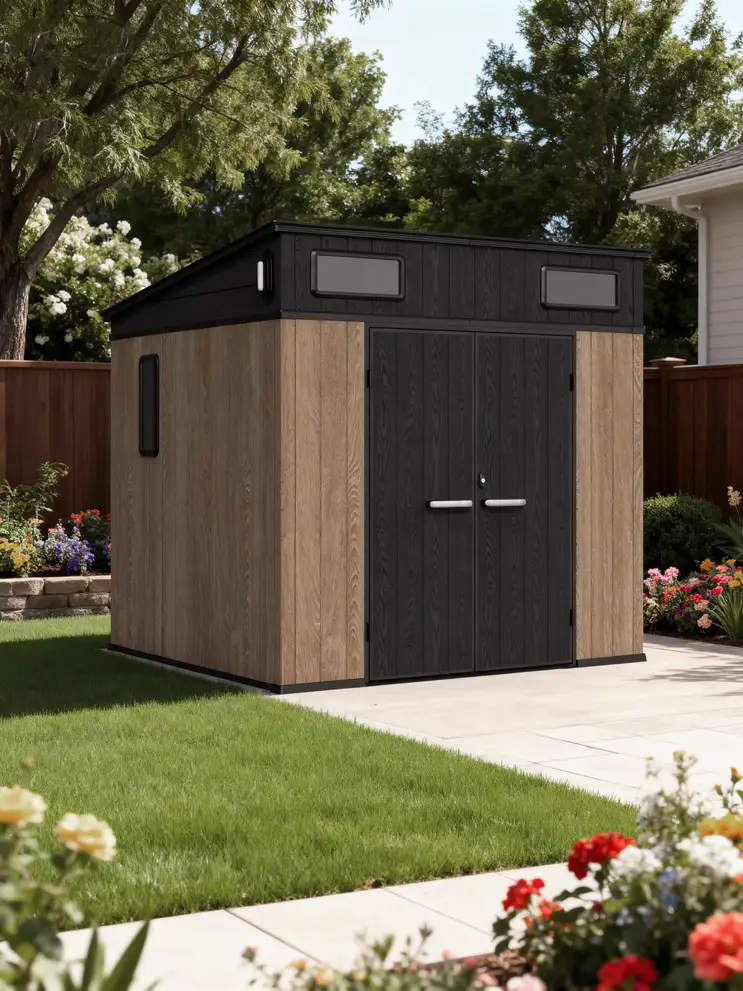 8x7-ft-pent-roof-resin-storage-shed-kc2-scene-4