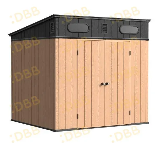 8 x 7 ft Pent Roof Resin Storage Shed | KF 10 8x7-ft-pent-roof-resin-storage-shed-kf-product-10