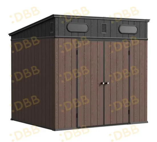 8 x 7 ft Pent Roof Resin Storage Shed | KF 12 8x7-ft-pent-roof-resin-storage-shed-kf-product-12