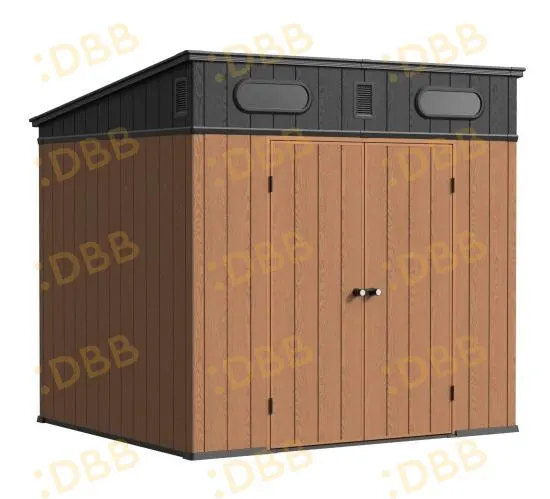 8 x 7 ft Pent Roof Resin Storage Shed | KF 6 8x7-ft-pent-roof-resin-storage-shed-kf-product-6