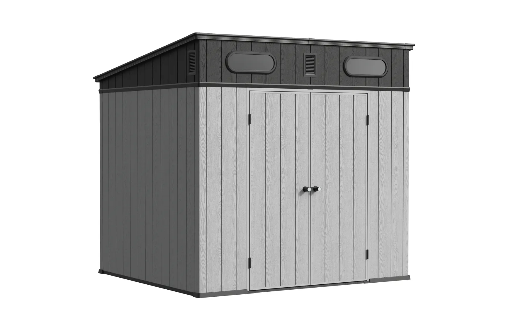 8 x 7 ft Pent Roof Resin Storage Shed | KF 9 8x7-ft-pent-roof-resin-storage-shed-kf-product-9