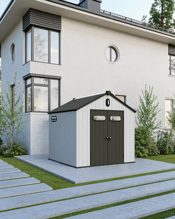 8x8-ft-gable-roof-resin-storage-shed-kc-scene-1