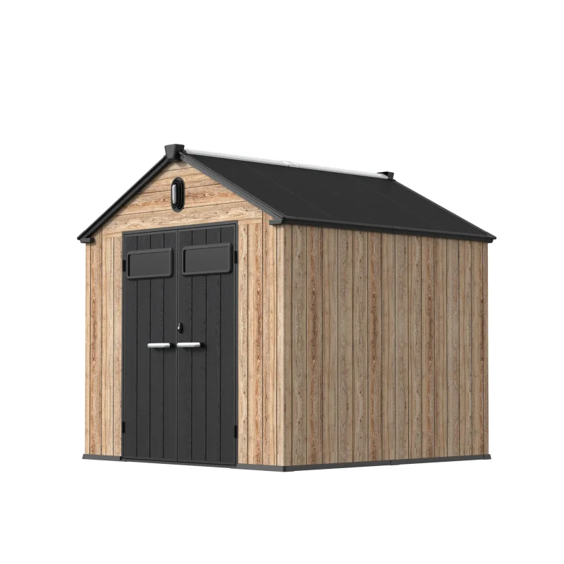 8 x 8 ft Gable Roof Resin Storage Shed | KC2 16 8x8-ft-gable-roof-resin-storage-shed-kc2-product-1