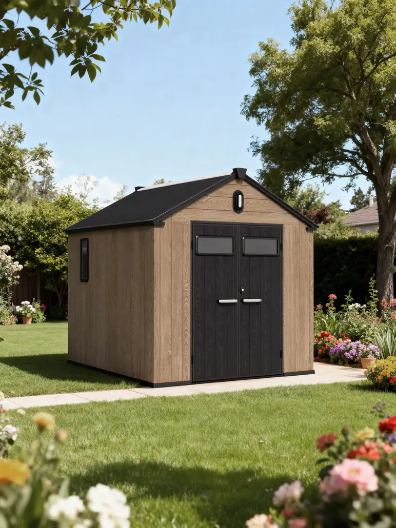 8x8-ft-gable-roof-resin-storage-shed-kc2-scene-6