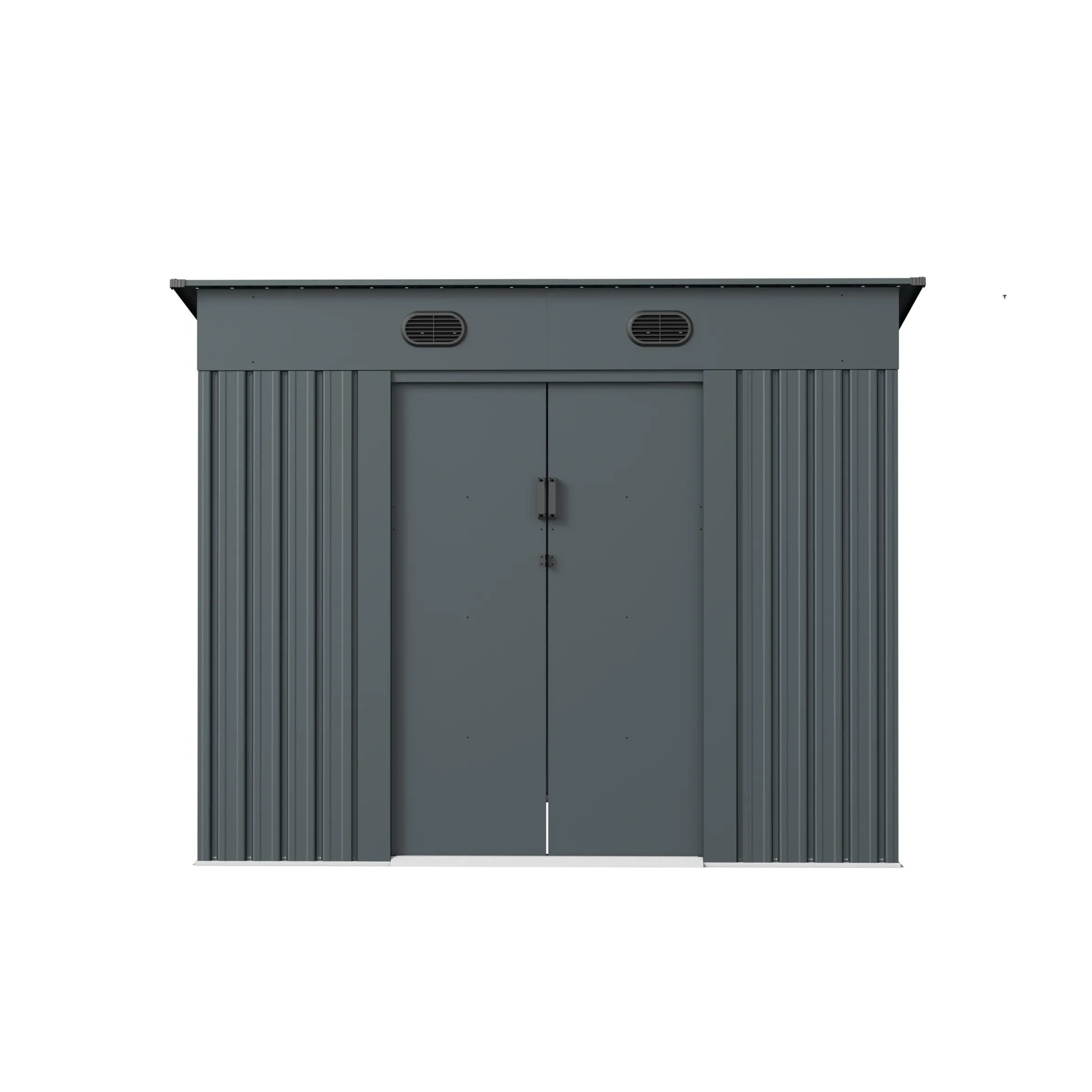 8 x 8 ft Side-Entry Metal Storage Shed | KS 3 8x8-ft-side-entry-metal-storage-shed-ks-product-3