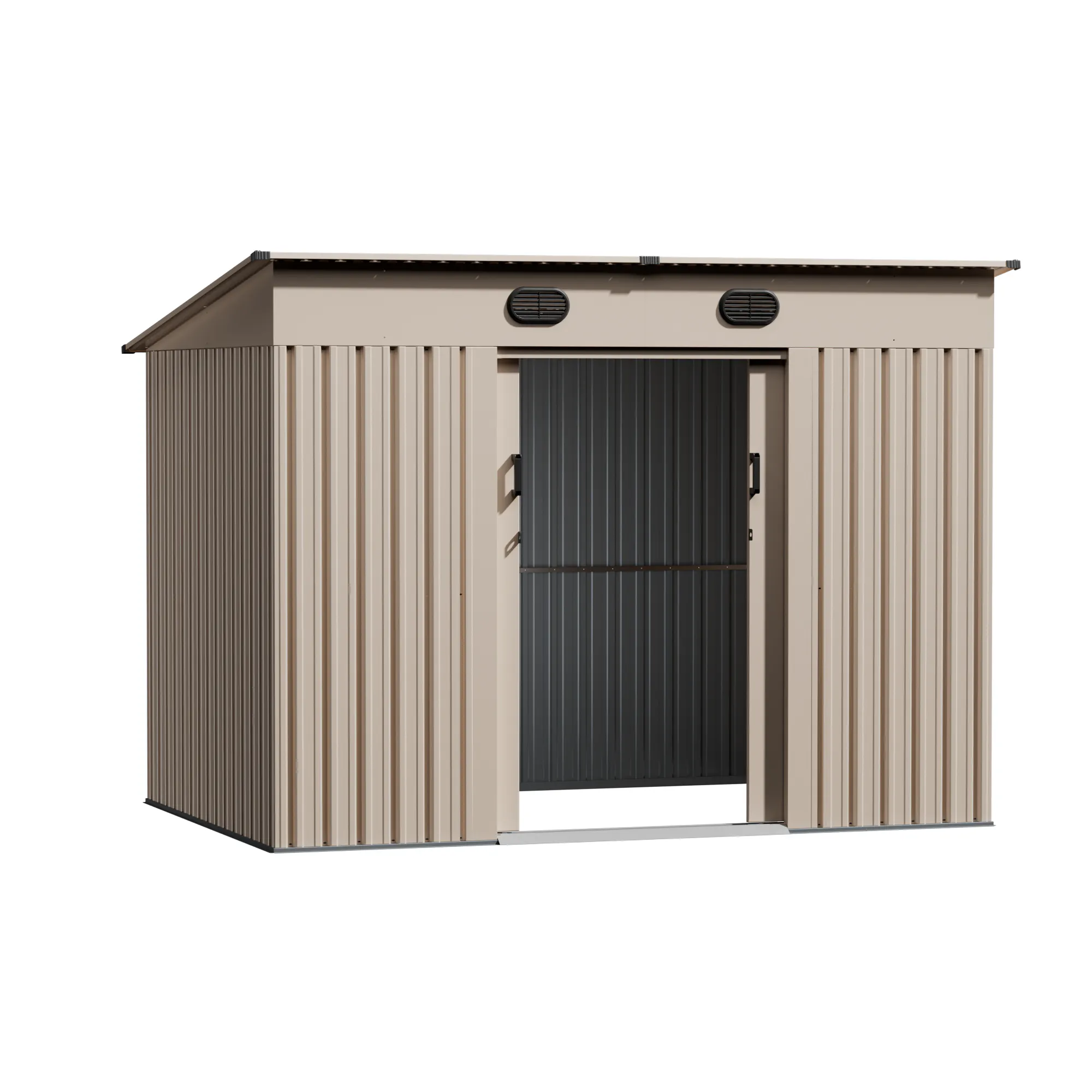 9 x 6 ft Pent Roof Metal Storage Shed | KS 1 9x6-ft-pent-roof-metal-storage-shed-ks-product-1