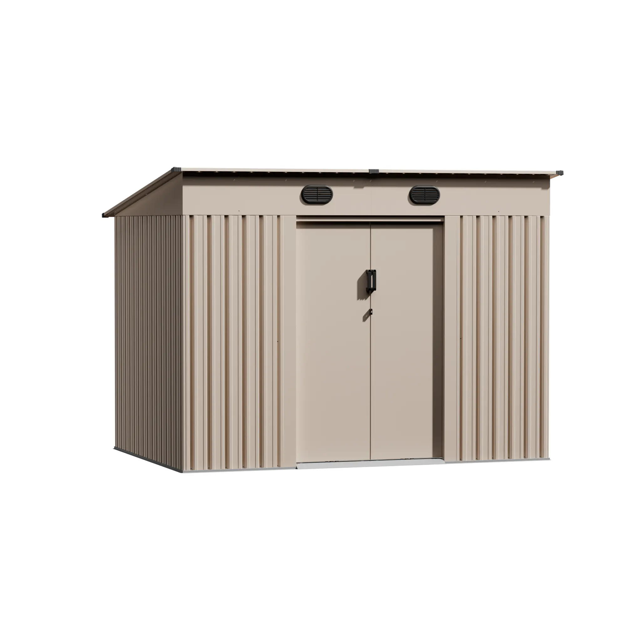 9 x 6 ft Pent Roof Metal Storage Shed | KS 2 9x6-ft-pent-roof-metal-storage-shed-ks-product-2