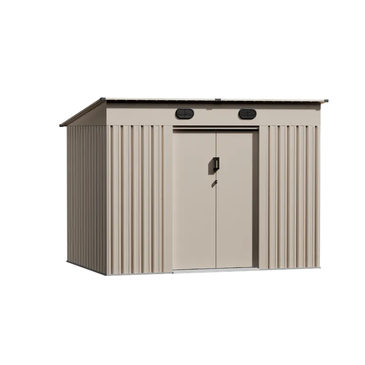 9 x 6 ft Pent Roof Metal Storage Shed | KS 6 9x6-ft-pent-roof-metal-storage-shed-ks-product-6