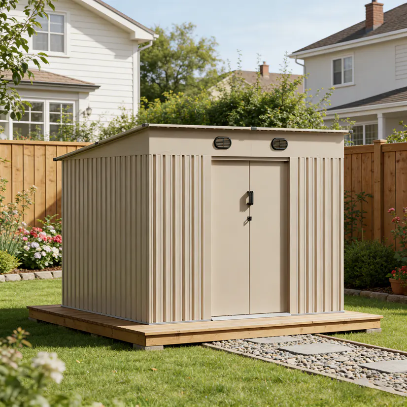 9x8-ft-pent-roof-metal-storage-shed-ks-scene-6