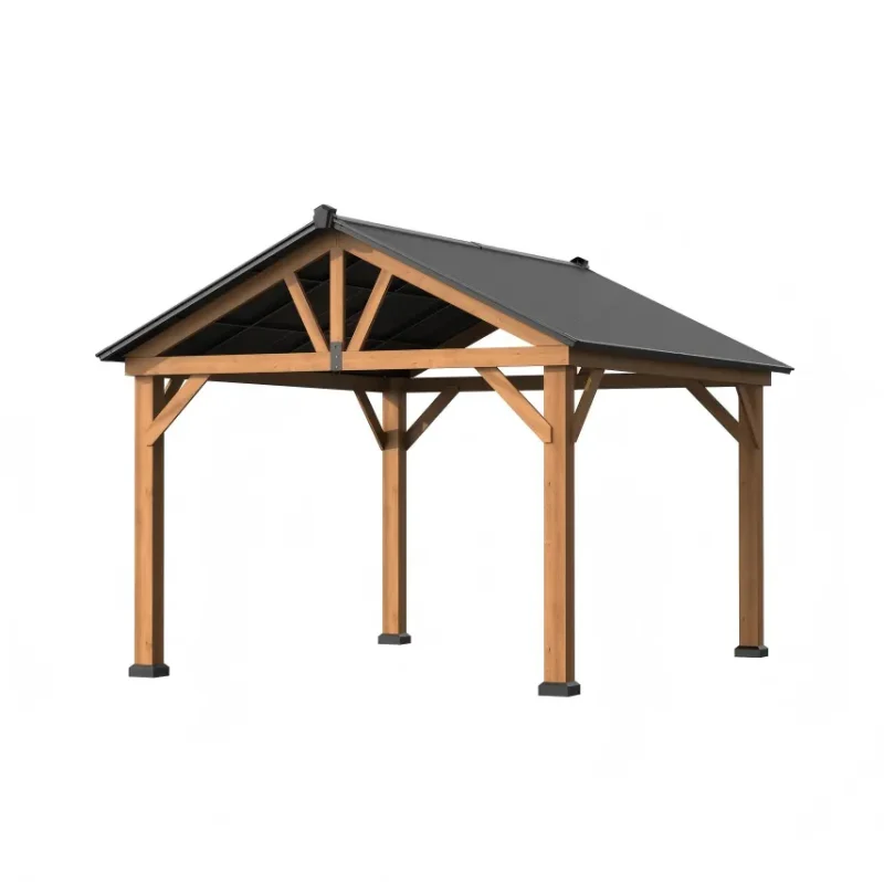 Wooden Gable Gazebo with Resin Roof 1 wooden-gable-pergola-with-resin-roof-product-1