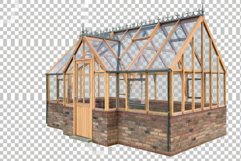 wooden-t-shaped-greenhouse-with-solid-wood-base-and-glass-panels-product-1